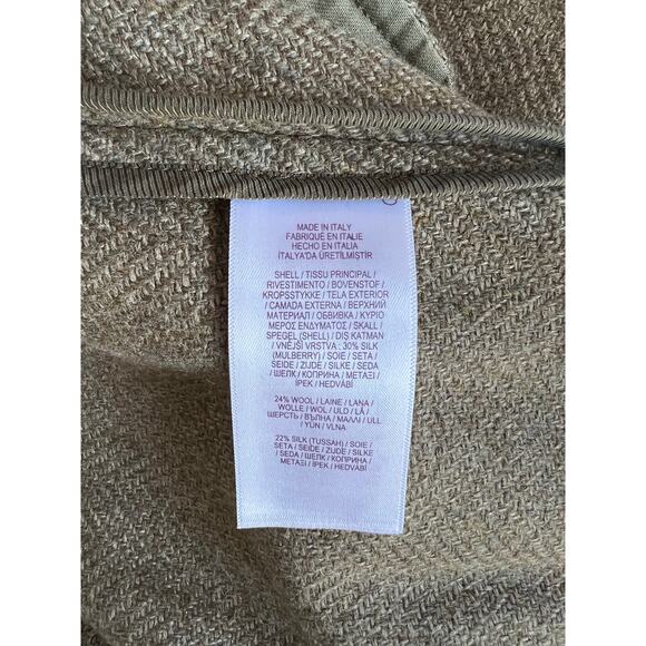 NWT $2995 Ralph Lauren Purple Label Men's Wool/Silk Coat Green Size 40 Italy - Picture 10 of 12